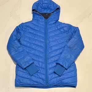 Aerie Vibrant Blue Puffer Jacket Packable XS/S